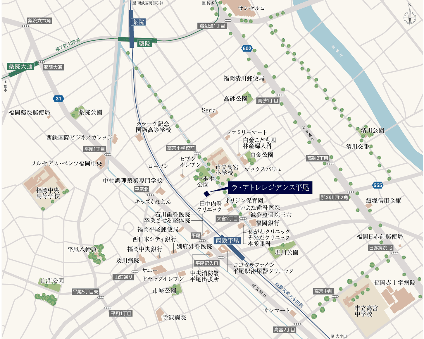 現地案内図